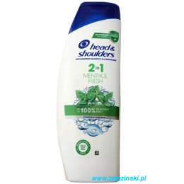 Szampon Head & Shoulders Menthol Fresh 2w1 szampon przeciwłupieżowy 360ml